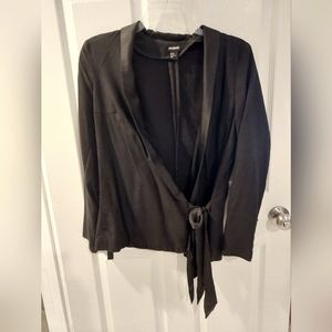Black crossover blouse from H&M